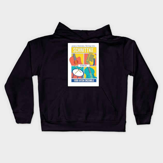 1999 AFCM Ensemble schnittke Kids Hoodie by okefandi